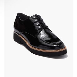 Franco Sarto Black Lace Up Shoes(Size 6.5M)